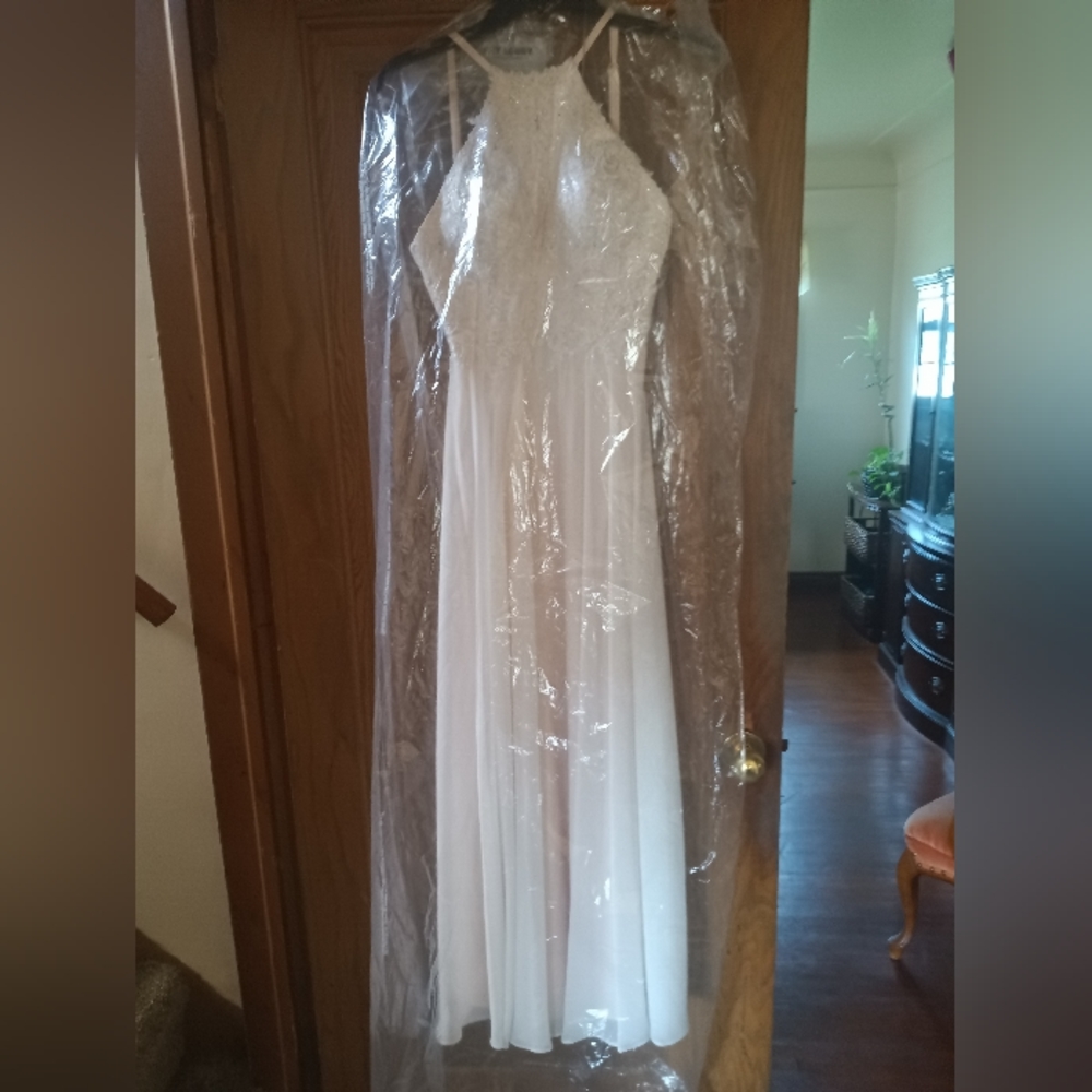 Escape Bride's Maid Dress Light Pink & Diamond Bling Dress
